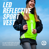 LED Reflective Sport Vest