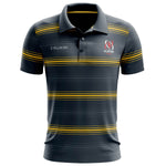 YARN DYE Polo 20 (Asphalt/Yellow)-
