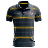 YARN DYE Polo 20 (Asphalt/Yellow)-