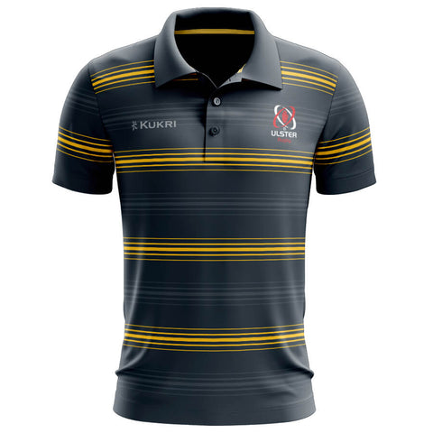 YARN DYE Polo 20 (Asphalt/Yellow)-